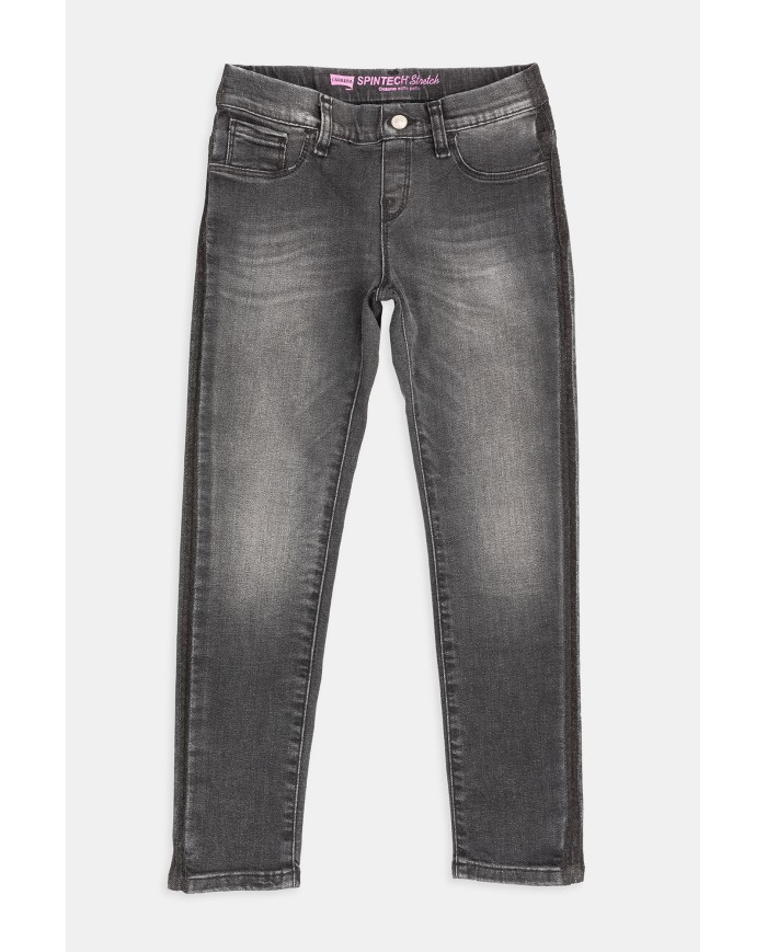 LEGG-JEANS SUPER STRETCH MOD 767. Vita regolare e gamba stretta.