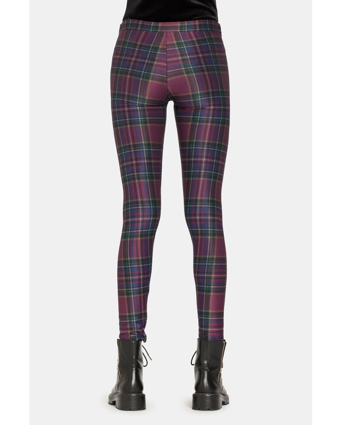 LEGGINS IN MISTO VISCOSA. Vita regolare e gamba skinny.