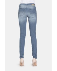 LEGG-JEANS SUPER STRETCH MOD 767. Vita regolare e gamba stretta.