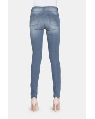 LEGG-JEANS SUPER STRETCH MOD 767. Vita regolare e gamba stretta.