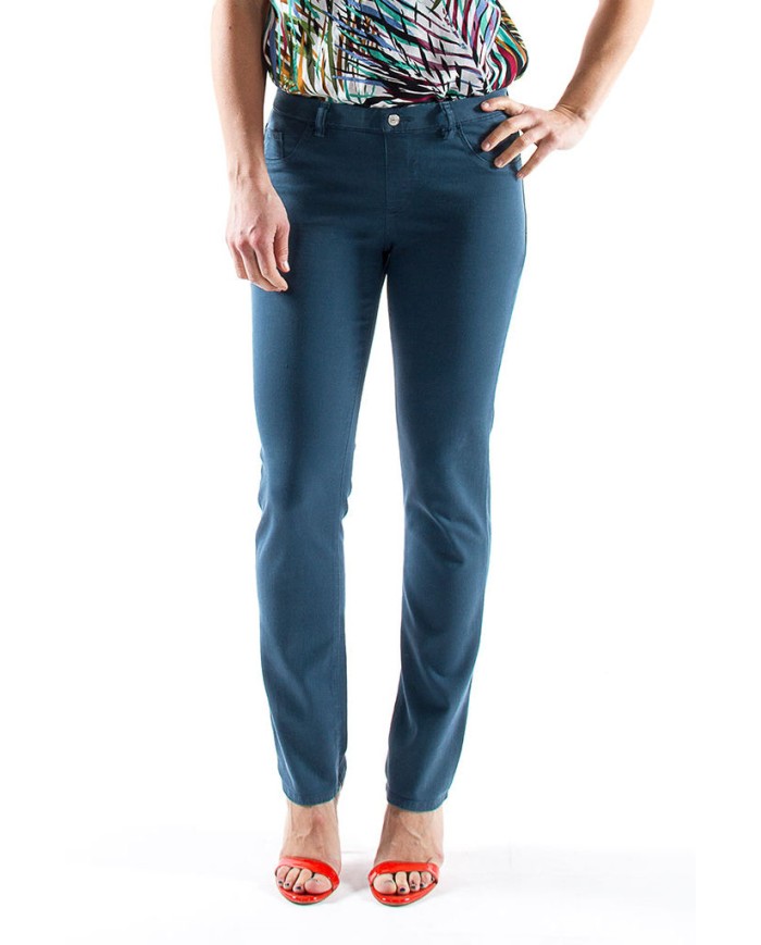 LEGG-JEANS SUPER STRETCH. MOD. 767. Vita regolare e gamba regolare