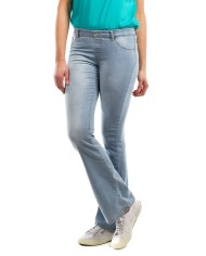 LEGG-JEANS SUPER STRETCH MOD 767. Vita regolare e fondo a zampa.