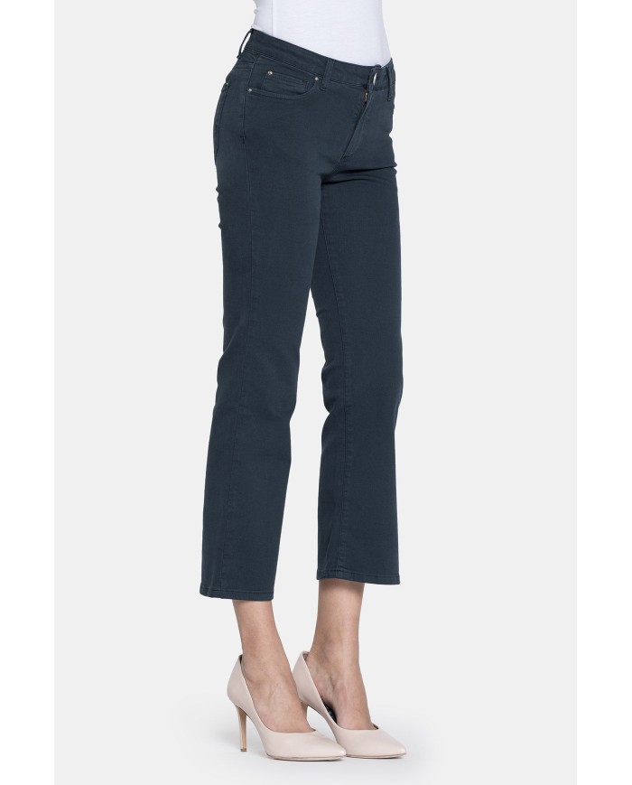 PANTALONE IN TESSUTO SUPER STRETCH MOD.770 Vita regolare e gamba slim