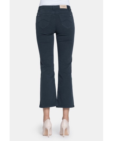 PANTALONE IN TESSUTO SUPER STRETCH MOD.770 Vita regolare e gamba slim