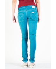 JOGGER JEANS COLORATO MOD 771. Cavallo basso e gamba regolare.