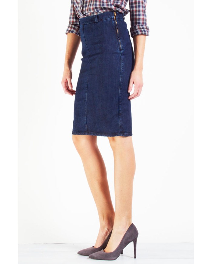 GONNA TUBINO  JEANS STRETCH