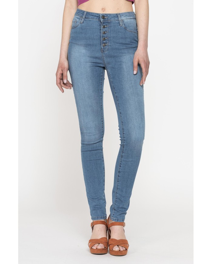 JEANS 5 TASCHE MOD.773A IN DENIM SUPER STRETCH 9oz. Vita alta e gamba stretta.SPINTECH ELASTIC COTONE SULLA PELLE