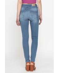 JEANS 5 TASCHE MOD.773A IN DENIM SUPER STRETCH 9oz. Vita alta e gamba stretta.SPINTECH ELASTIC COTONE SULLA PELLE