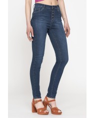 JEANS 5 TASCHE MOD.773A IN DENIM SUPER STRETCH 9oz. Vita alta e gamba stretta.SPINTECH ELASTIC COTONE SULLA PELLE