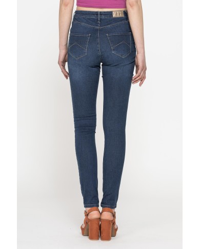 JEANS 5 TASCHE MOD.773A IN DENIM SUPER STRETCH 9oz. Vita alta e gamba stretta.SPINTECH ELASTIC COTONE SULLA PELLE