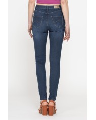 JEANS 5 TASCHE MOD.773A IN DENIM SUPER STRETCH 9oz. Vita alta e gamba stretta.SPINTECH ELASTIC COTONE SULLA PELLE