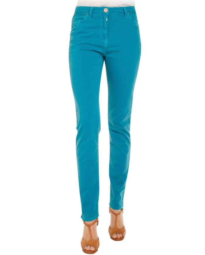 GABARDINA STRETCH MOD. SKINNY. Vita alta e gamba stretta.