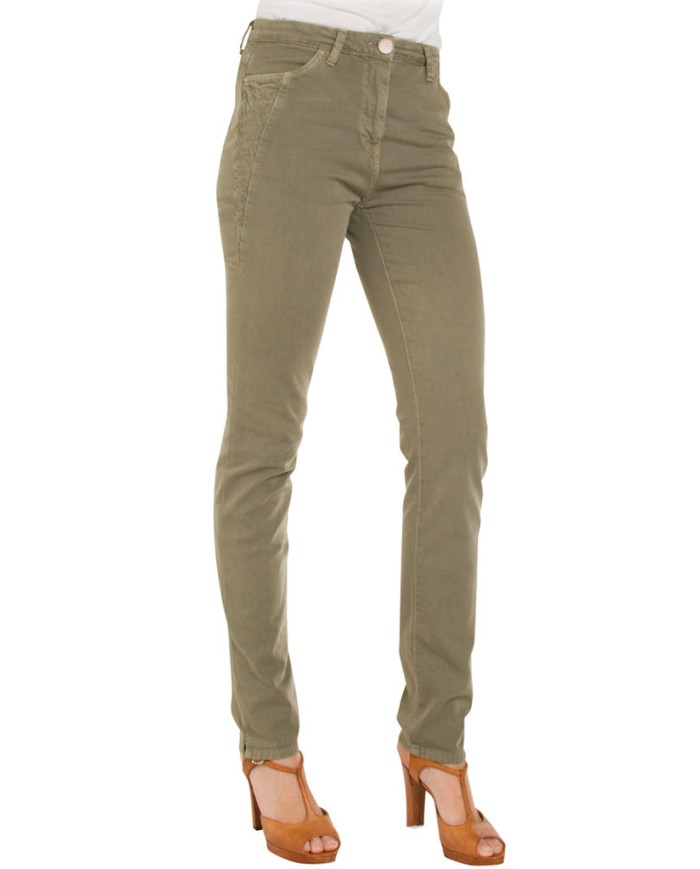 GABARDINA STRETCH MOD. SKINNY. Vita alta e gamba stretta.