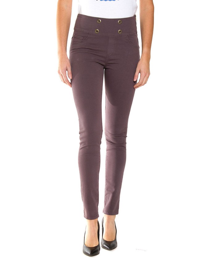 COLOR JEANS SUPER STRETCH. MOD. 775. Vita alta e gamba stretta