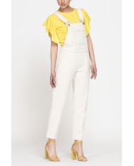 SALOPETTE MOD.776D IN BULL DENIM STRETCH. Vestibilità regolare.SPINTECH ELASTIC COTONE SULLA PELLE