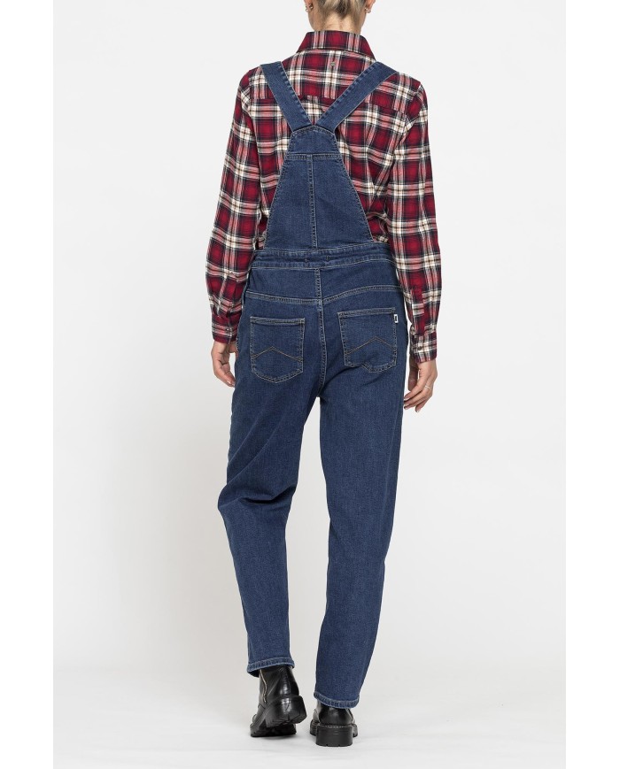 SALOPETTE IN DENIM STRETCH