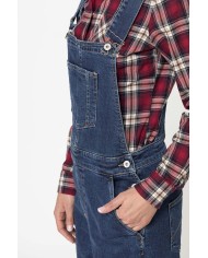 SALOPETTE IN DENIM STRETCH