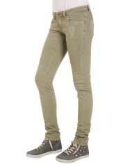 JEANS COLORATO STRETCH MOD.777. Vita bassa e gamba stretta.