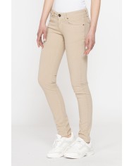 JEANS COLOR STRETCH MOD.777. Vita bassa e gamba stretta.