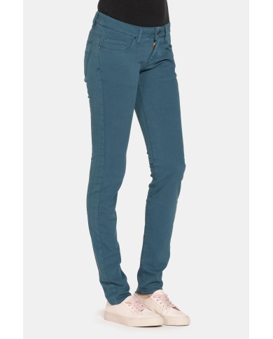 JEANS COLOR STRETCH MOD.777. Vita bassa e gamba stretta.
