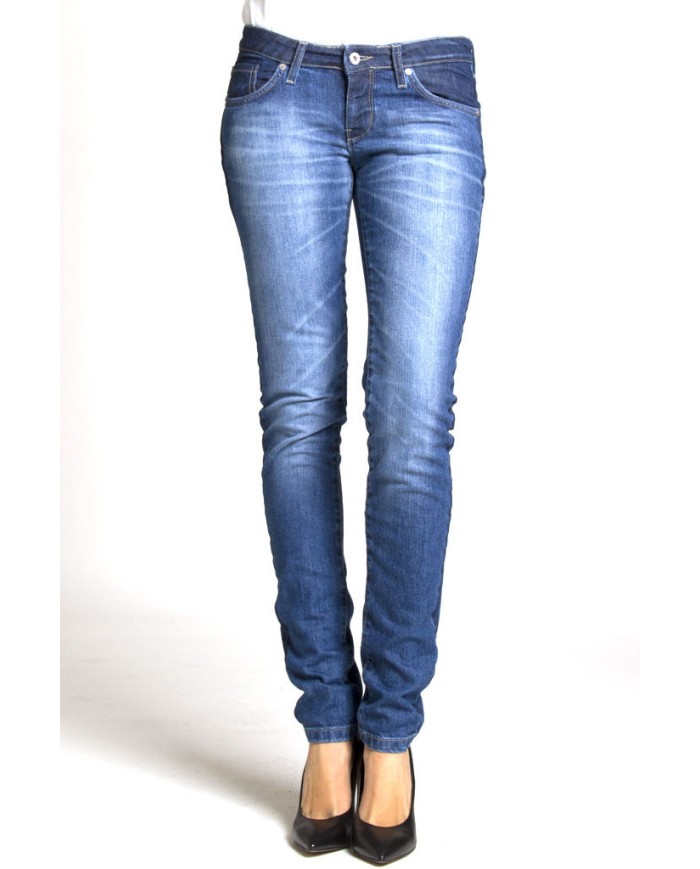 JEANS STRETCH MOD.777. Vita bassa e gamba stretta.