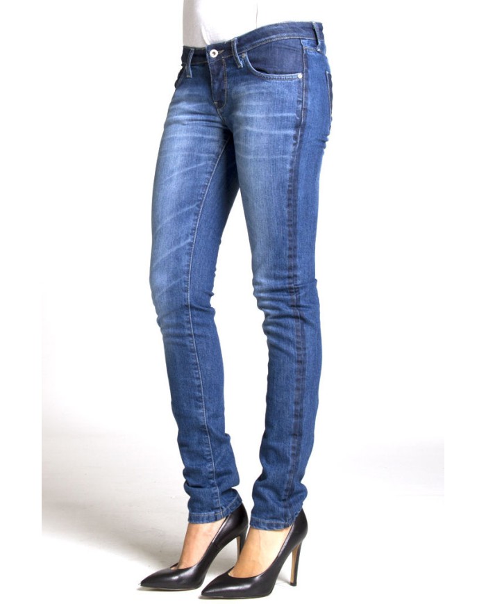 JEANS STRETCH MOD.777. Vita bassa e gamba stretta.