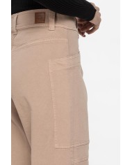 PANTALONE CARGO CARROT IN BULL DENIM STERTCH