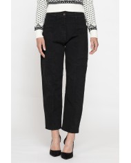 PANTALONE CARGO CARROT IN BULL DENIM STERTCH