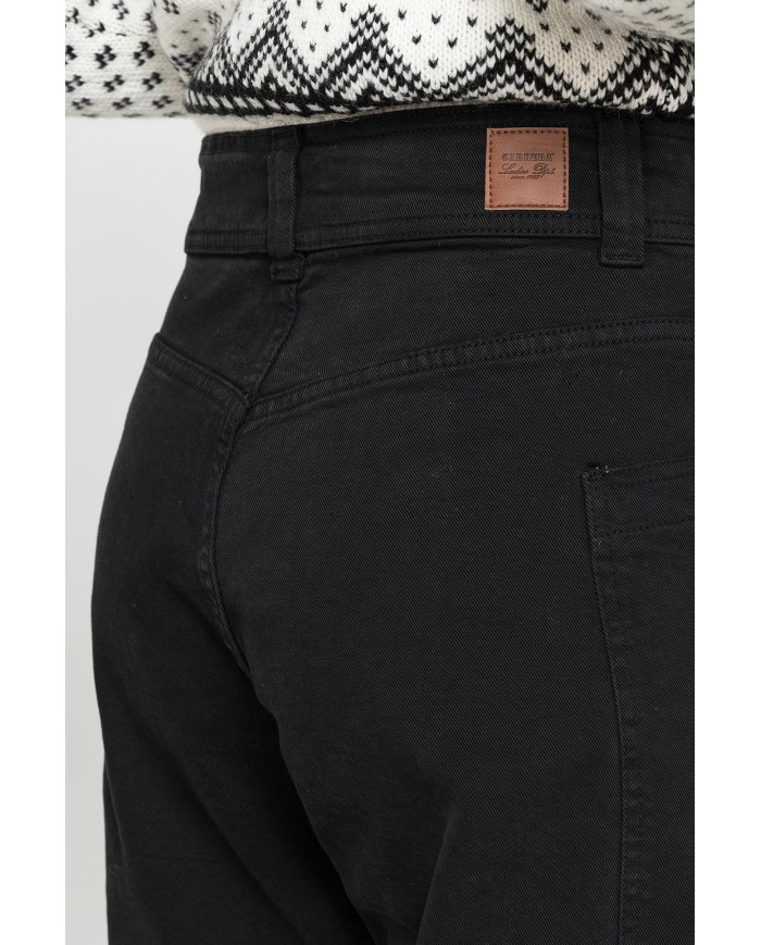 PANTALONE CARGO CARROT IN BULL DENIM STERTCH
