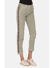 PANTALONE IN FUSTAGNO STRETCH 11,5 oz. Vita regolare e gamba regolare.
