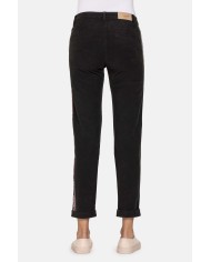 PANTALONE IN FUSTAGNO STRETCH 11,5 oz. Vita regolare e gamba regolare.