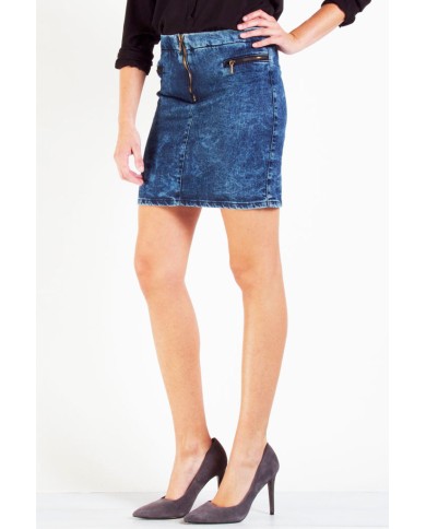 MINIGONNA JEANS STRETCH