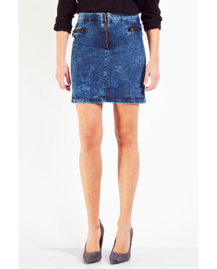 MINIGONNA JEANS STRETCH