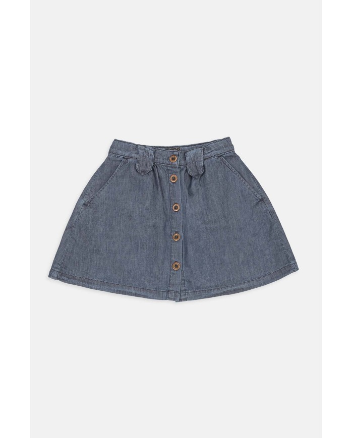 GONNA IN JEANS LEGGERO. Vestibilità regolare.