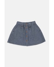 GONNA IN JEANS LEGGERO. Vestibilità regolare.