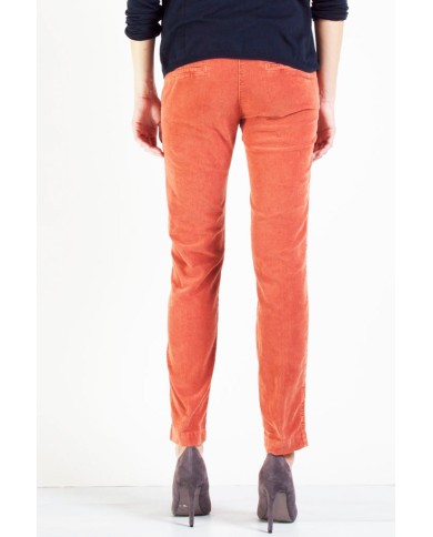 VELLUTO 1000r STRETCH MOD. 785. Vita bassa e gamba regolare.