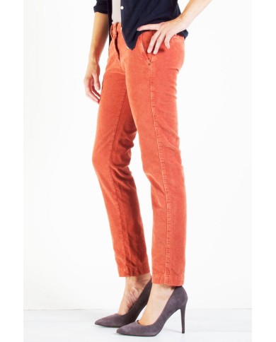 VELLUTO 1000r STRETCH MOD. 785. Vita bassa e gamba regolare.