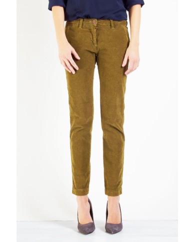 VELLUTO 1000r STRETCH MOD. 785. Vita bassa e gamba regolare.