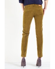 VELLUTO 1000r STRETCH MOD. 785. Vita bassa e gamba regolare.