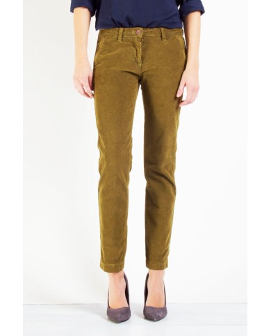 VELLUTO 1000r STRETCH MOD. 785. Vita bassa e gamba regolare.