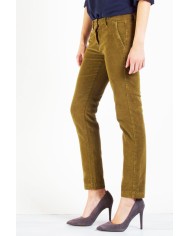 VELLUTO 1000r STRETCH MOD. 785. Vita bassa e gamba regolare.