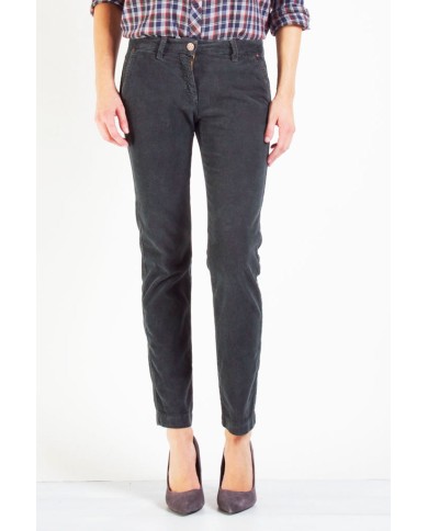 VELLUTO 1000r STRETCH MOD. 785. Vita bassa e gamba regolare.