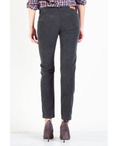 VELLUTO 1000r STRETCH MOD. 785. Vita bassa e gamba regolare.