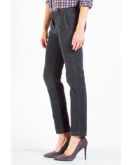 VELLUTO 1000r STRETCH MOD. 785. Vita bassa e gamba regolare.