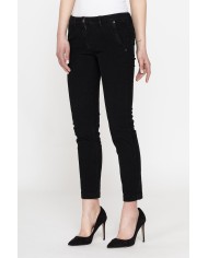 VELLUTO 1000r STRETCH MOD. 785. Vita bassa e gamba regolare.