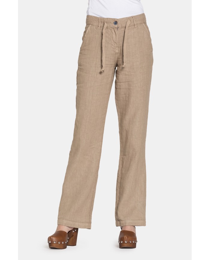 PANTALONE IN LINO