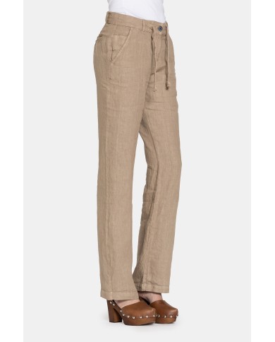 PANTALONE IN LINO