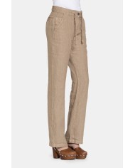 PANTALONE IN LINO