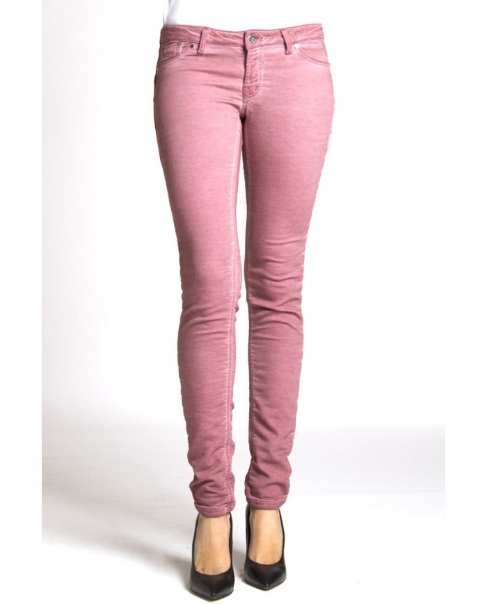 JOGGER JEANS COLORATO MOD 788 BOTTOM-UP. Vita bassa e gamba stretta.