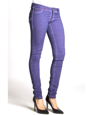 JOGGER JEANS COLORATO MOD 788 BOTTOM-UP. Vita bassa e gamba stretta.